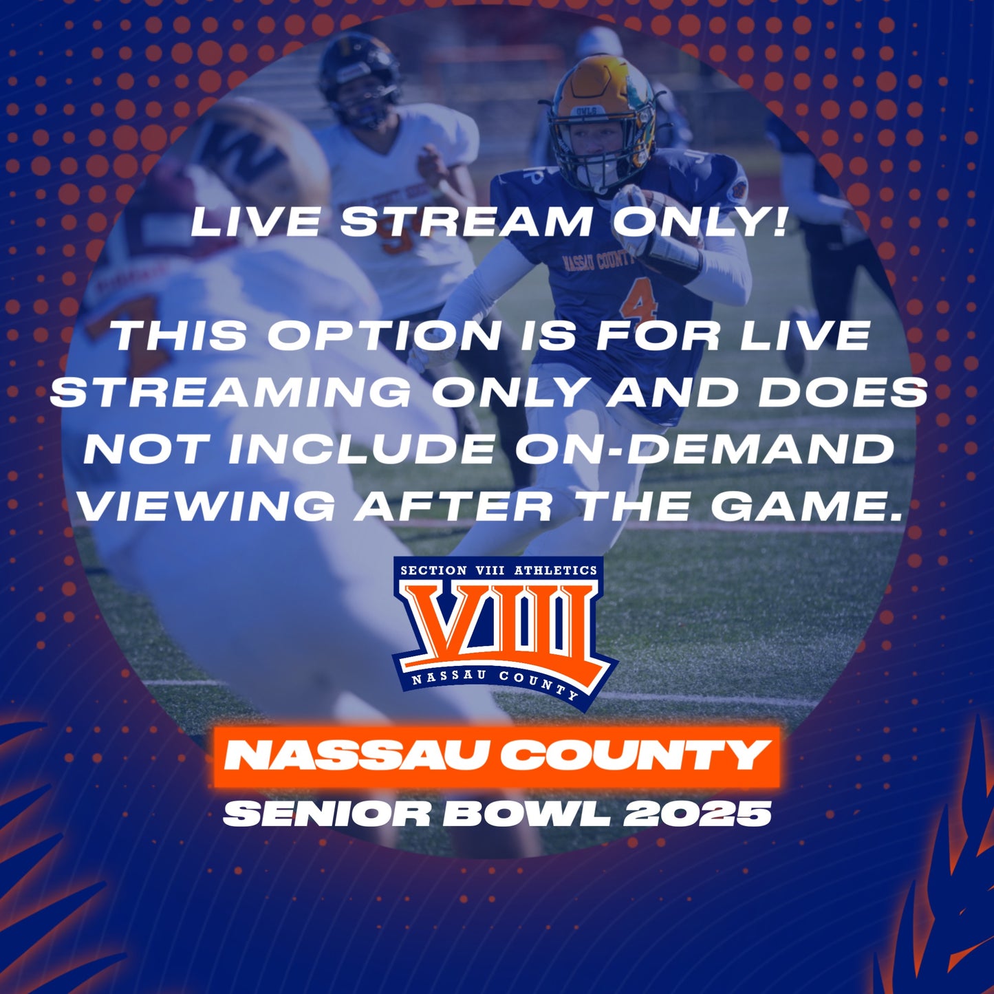 2025 NASSAU SENIOR BOWL LIVE STREAM