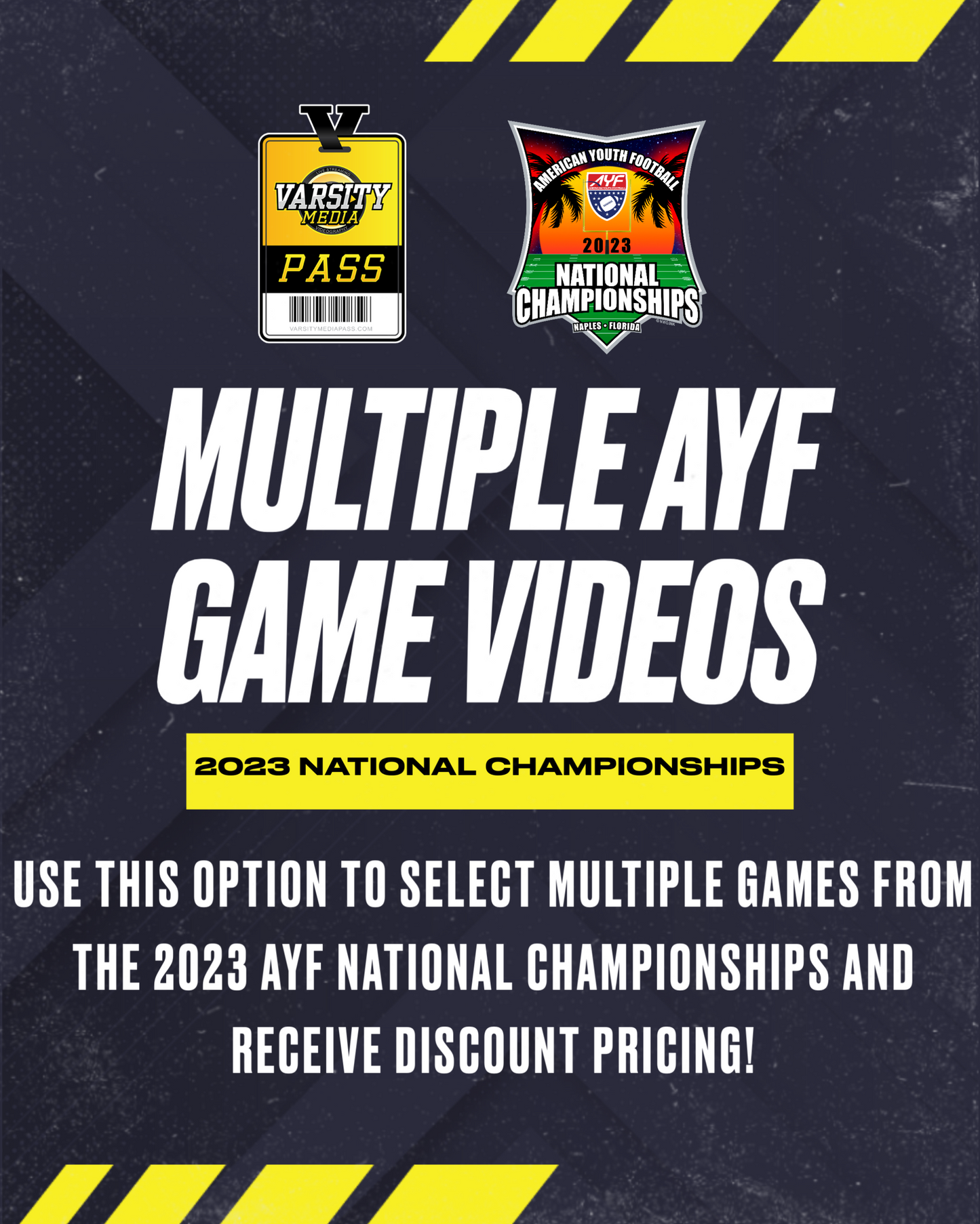 2023 AYF MULTIPLE GAME VIDEOS- THIS IS NOT LIVE STREAMING!